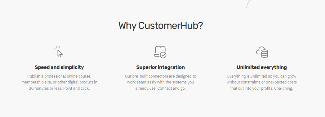 Why choose CustomerHub