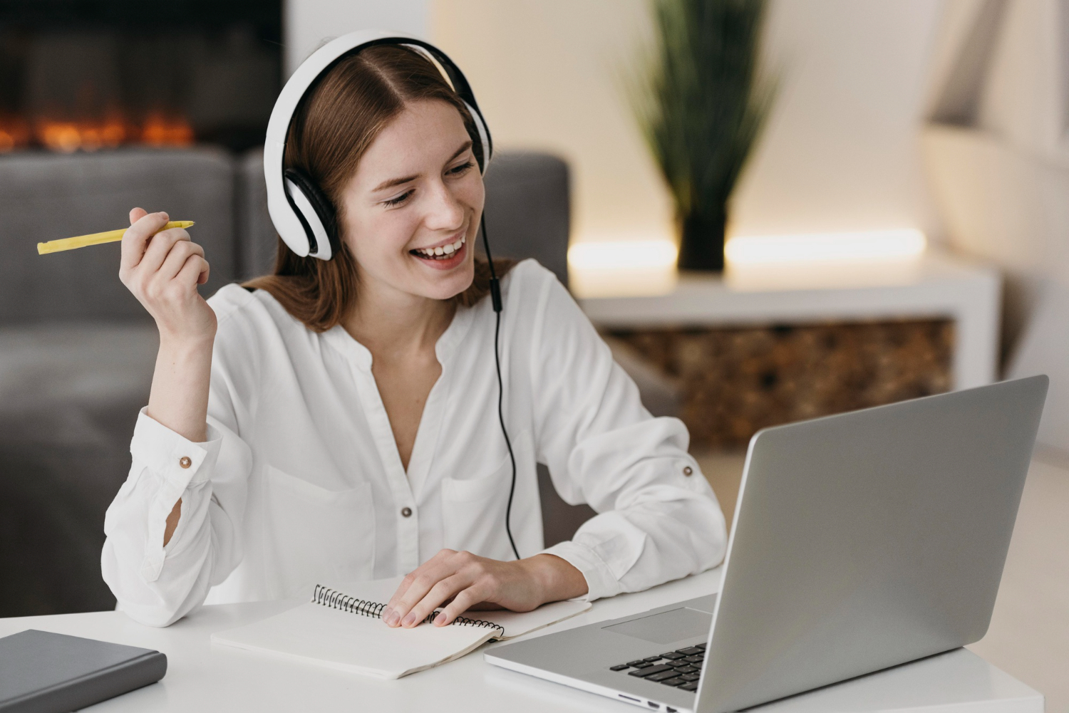 online learning platform for students on laptop screen